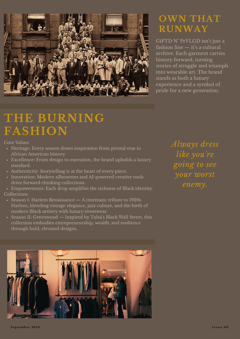 The Burning Fashion